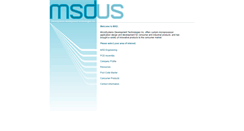 Desktop Screenshot of msdtrack.com